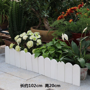 Ancient Southern Anti-Corrosion Wood Fence Indoor Balcony Outdoor Balcony Guardrail Courtyard Decoration Fence Kindergarten Christmas