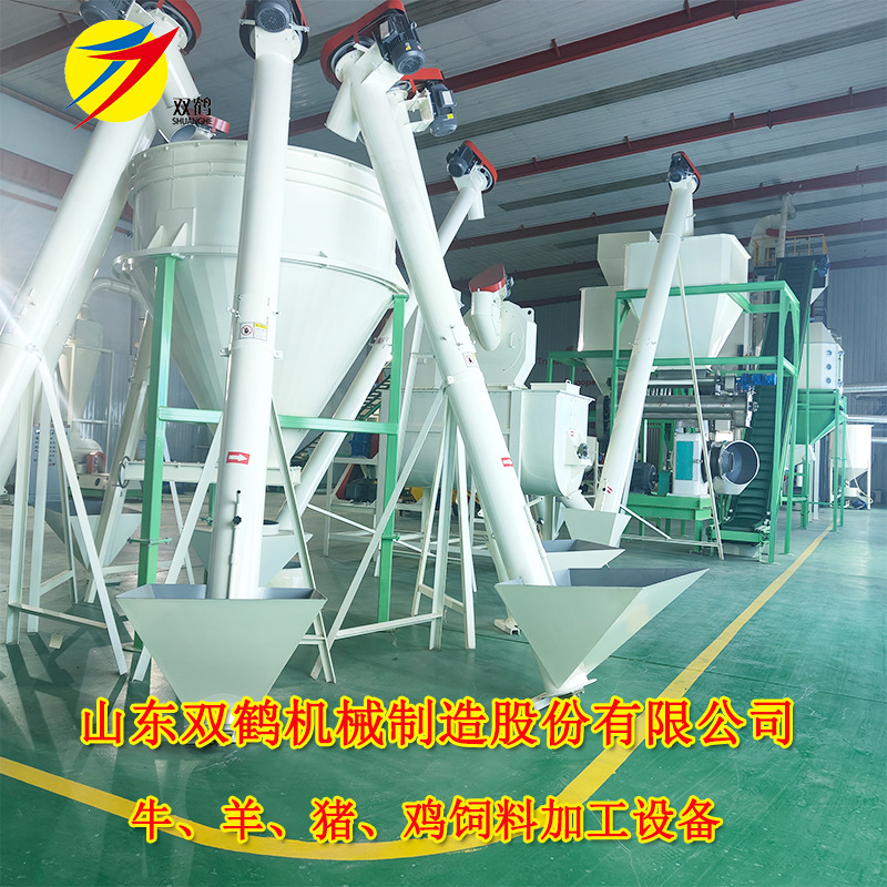 甘肃羊全价饲料颗粒生产线 养羊用户选择3吨颗粒饲料加工设备厂家