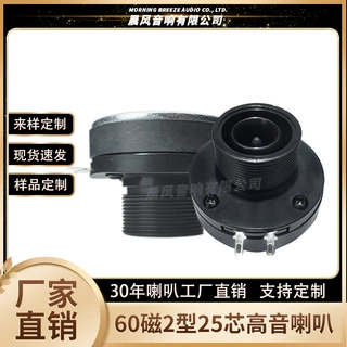 60磁2型25芯高音喇叭扬声器驱动头CF60-2