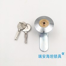 锁具MS401-2十字铜芯小圆锁.电柜门锁.机箱锁.配电箱锁 机械锁