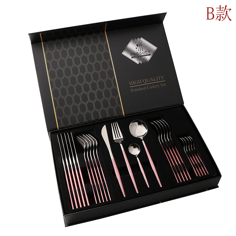 B타입 [실버+핑크] 24종 세트