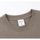 High quality T-shirt factory pure cotton solid color large version drop shoulder thick heavy weight short sleeve blank men's and women's fashion brand big brand flat