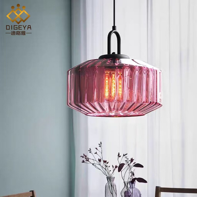 Digya Modern Minimalist Restaurant Ceiling Creative Stylish Bar Cafe High-End Stained Glass Chandelier