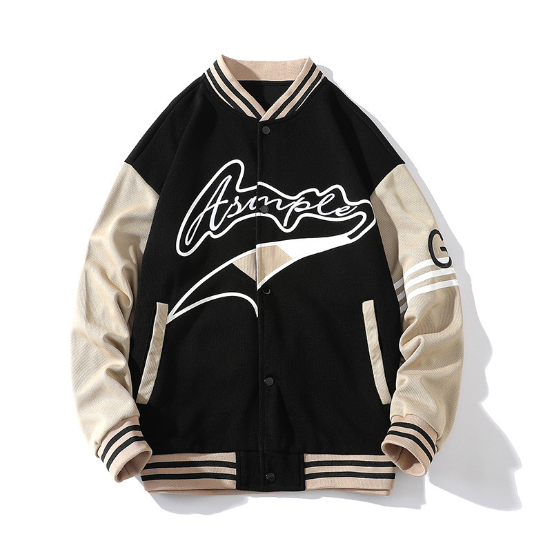 Men's Clothing Baseball jacket thickened jacket for boys spring and autumn fashion trendy handsome spring youth pilot jacket_voghion.com