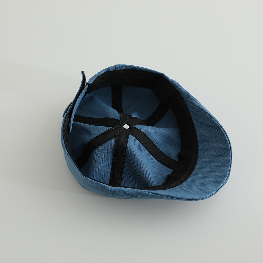 Boina infantil coreana trajes extranjeros letras bordadas sombreros de avance para niños y niñas sombreros de primavera y otoño