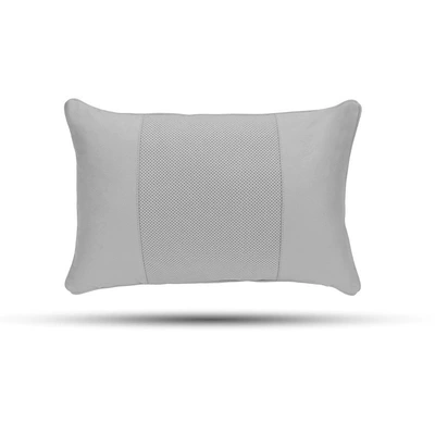 Headrest, Car Headrests, Perforated Car Pillows - gray-perforated-lumbar-support-pillow
