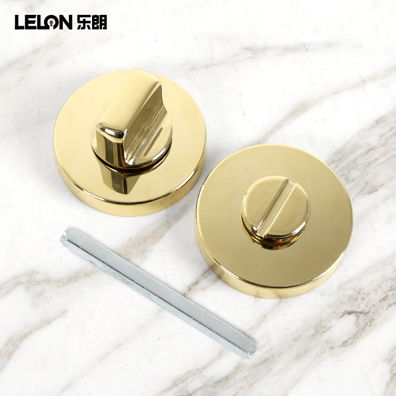 Aleación de zinc redonda cerradura de mano cerradura de mano cerradura de mano cerradura de puerta de hotel accesorios de cerradura de puerta de baño