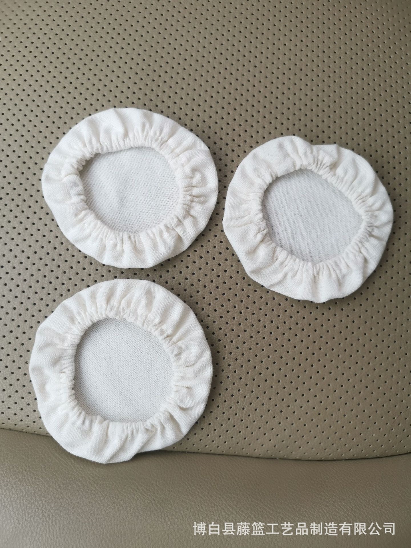 Cotton Fabric Bowl Cover Elastic Dustproof Breathable Bowl Cloth Lid for Bread Fermentation Reusable