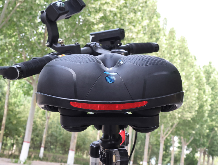 Universal Bicycle Saddle, Mountain Bike, Medium Hole Breathable Cushion Seat, Simple Electric Vehicle Waterproof Thickened Seat
