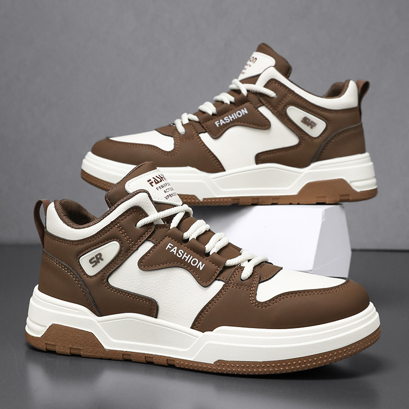 Zapatos de hombre 2024 nuevos zapatos de invierno de alta altura de moda coreana zapatos de skate juveniles zapatos deportivos casuales de moda para hombres