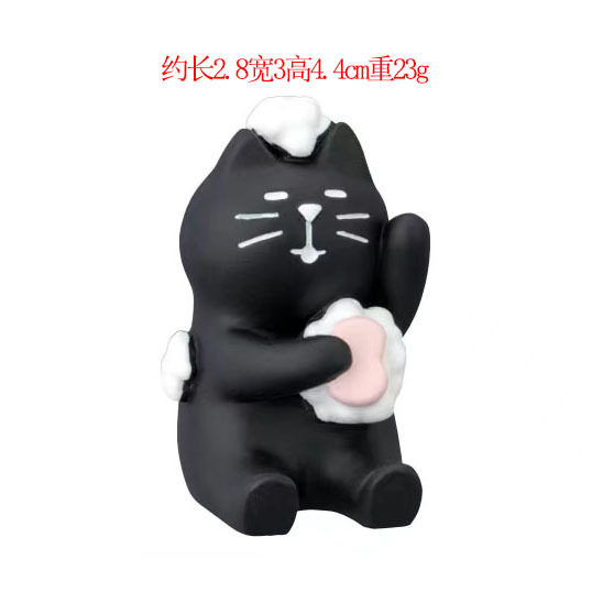 日式猫摆件批发ZAKKA柠檬潮玩装饰DIY手工盲盒柚子树脂工艺品摆件|undefined