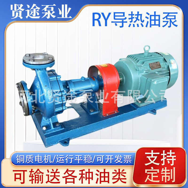 RY导热油泵 输送管道增压泵 铸钢离心泵 不锈钢保温泵变频水泵