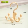 Six-claw hook [1 apricot color]