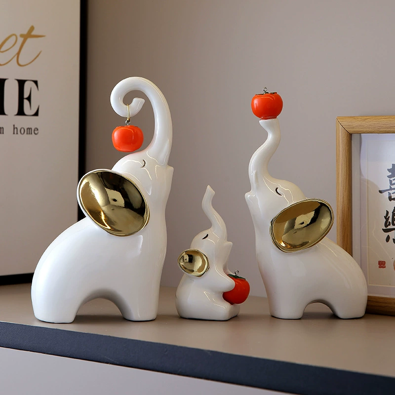 Слон украшение свет роскошный высококачественный домашний телевизор шкаф винный шкаф украшение гостиной современный офис высококачественный подарок