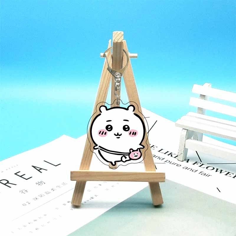 chiikawa ジイカワ ハチ小八 ins 漫画かわいいランドセル小さなペンダントアクリルキーホルダー|undefined