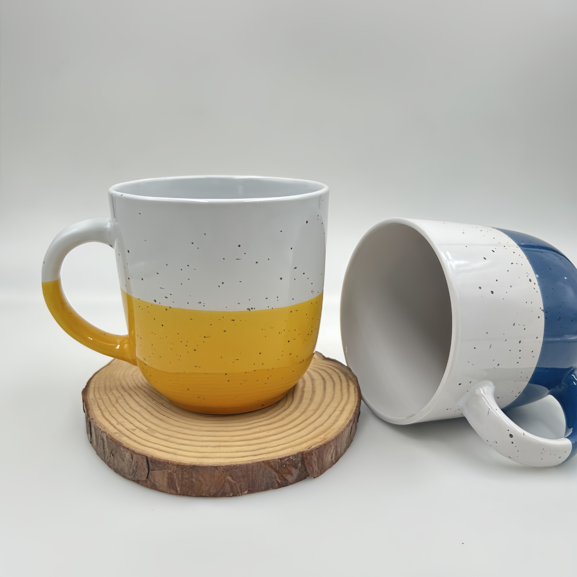 Taza de gran capacidad, taza de cerámica esmaltada de colores, taza del Año del Caballo, taza creativa para leche, taza de pareja con diseño de dibujos animados personalizable