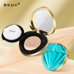 SKUV角鯊烷臻顏持妝氣墊BB霜藍寶石持久遮瑕服帖保濕不卡粉替換裝