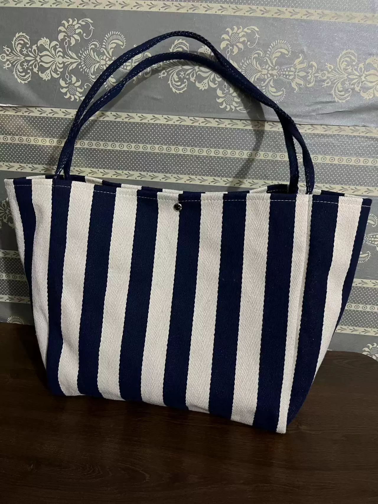 Плечевая сумка, вместительная модная Tote, коллекция 2023 — multicolor варианты (Black / Blue)