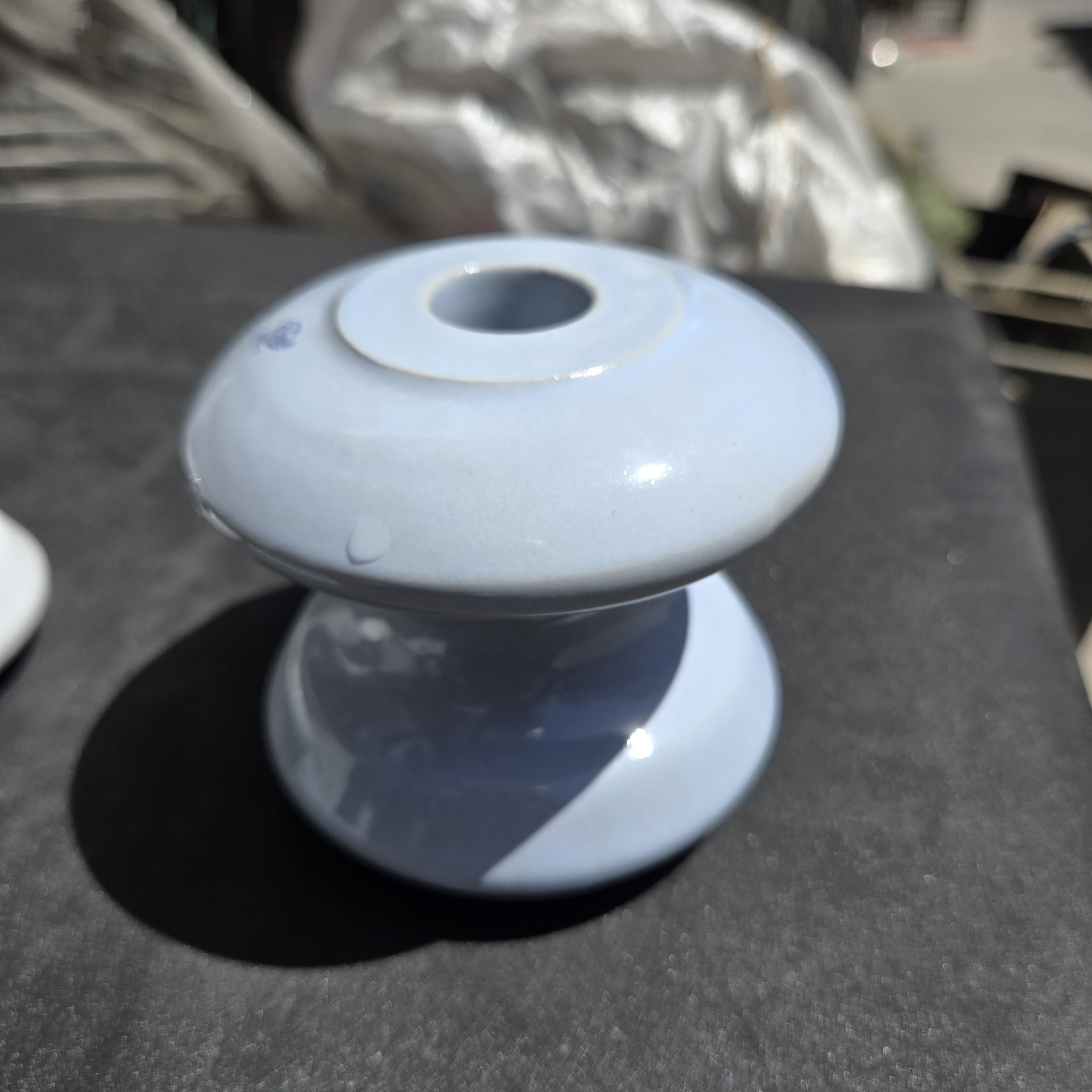 国标架空电线电力瓷瓶绝缘子支架低压固定拉线瓷壶葫芦蝶式ED1234