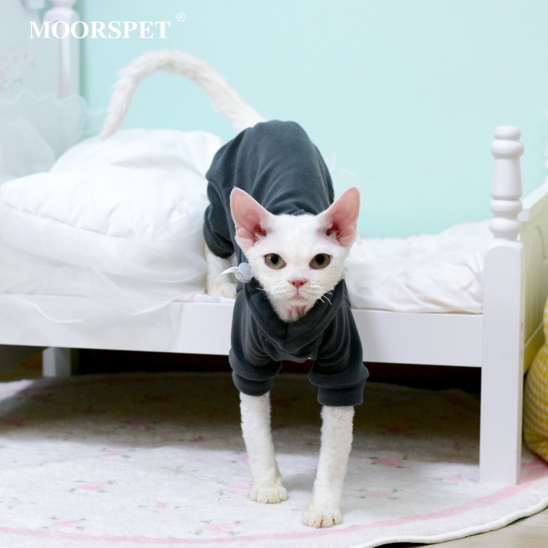 Зимний комбинезон с капюшоном для кошек MOORSPET