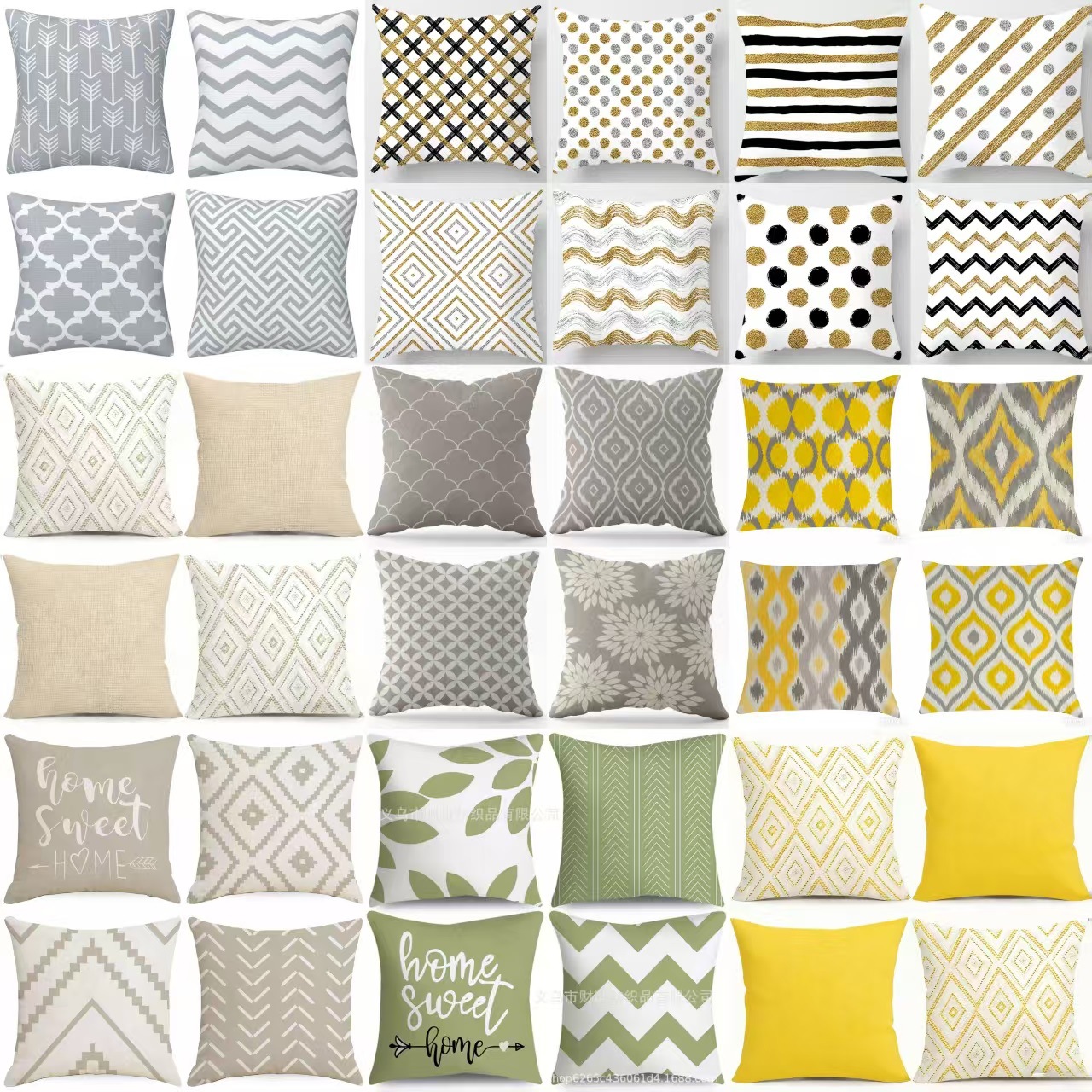 Modern Simple Decorative Linen Pillow Case Home Living Room Sofa Office Cushion Cover Amazon AliExpress