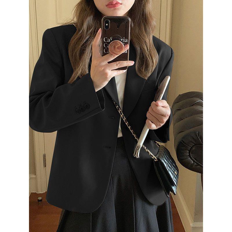 西装外套女秋秋款短款矮个子上档次网红上衣秋季2025新款西服|undefined