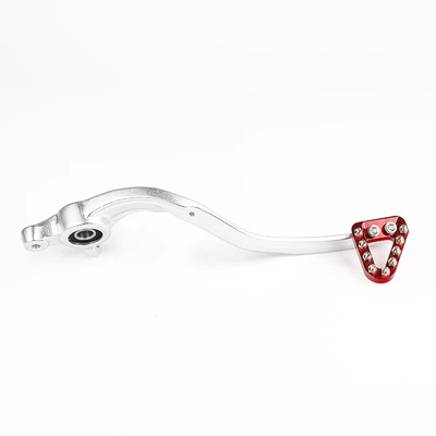 Motorcycle Brake Pedal, Motosiklet ləvazimatları və aksesuarları - b2-white-pole-red-head