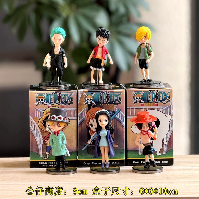 Фигура One Piece блочная коллекционная серия, набор Лuffy Зоро Санджи, варианты мульти-стилей