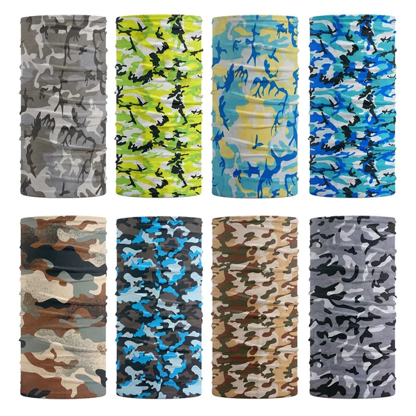 Cross-Border Multifunctional Seamless Camouflage Magic Headscarf①Outdoor Cycling Tactical Mask, Windproof and Sun Protection Neck Gaiter Wholesale