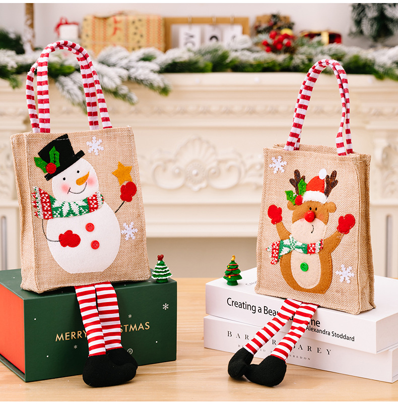 Christmas Cartoon Style Christmas Tree Snowman Cloth Party Gift Wrapping Supplies 1 Piece display picture 4