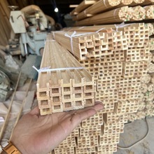 批发实木线条 源头工厂直供松木相框线 四面光滑开槽画框线木线条