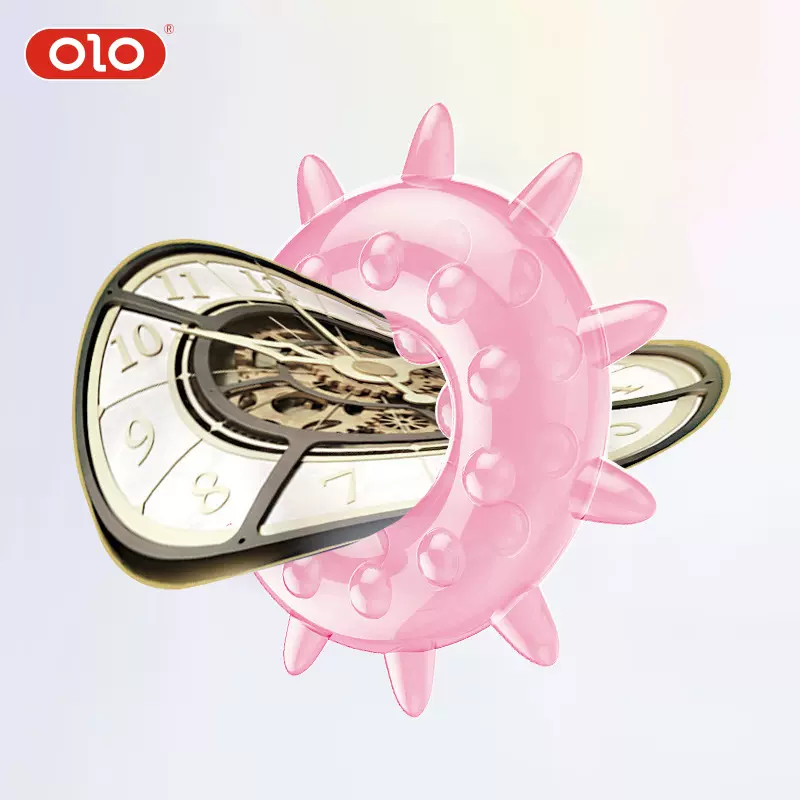 G点气囊魔力甜甜圈男用锁精环高潮颗粒按摩SM情趣用品OLO避孕套