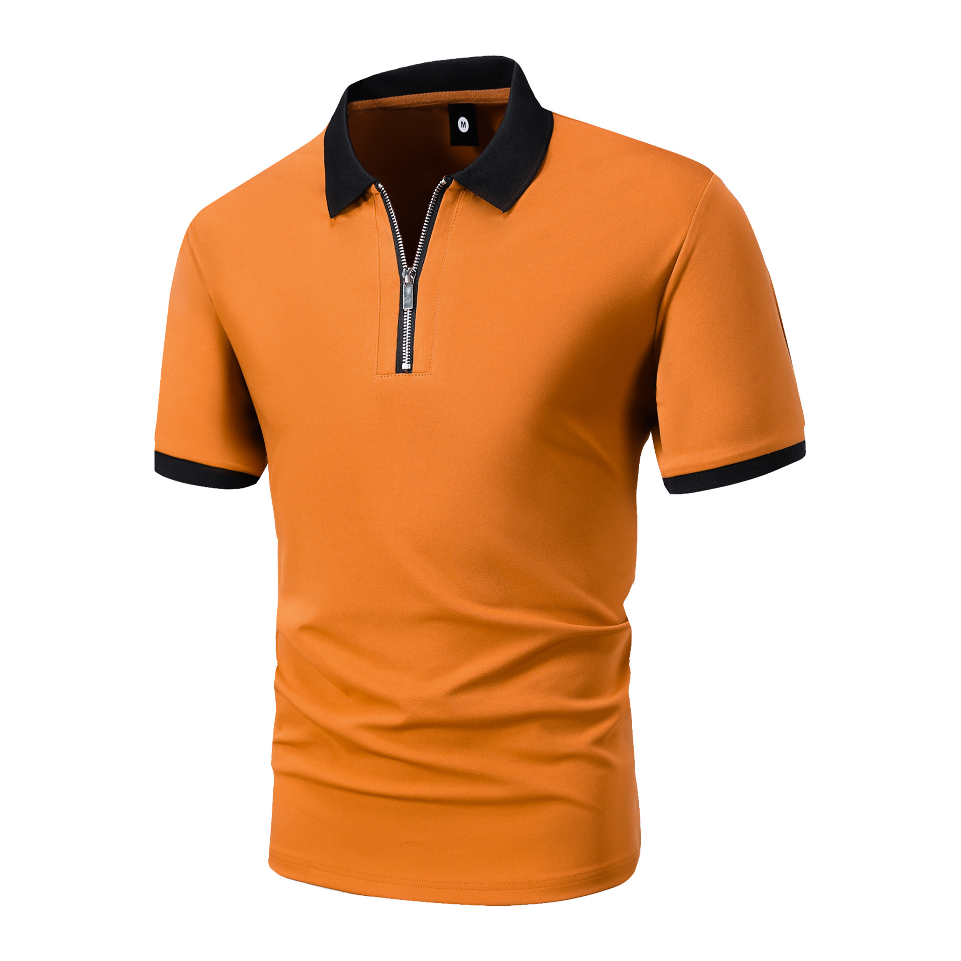 Zipper Polo Shirt Men's Top Summer Edition_voghion.com