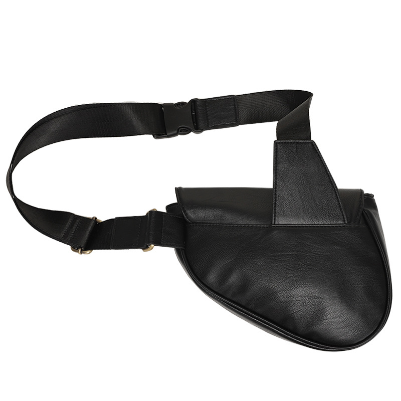 Crossbody Bags for Men Top Quality New Arrival Retro Versatile Chest Saddle Bag Fashionable Small Bag for Niche Couples_voghion.com