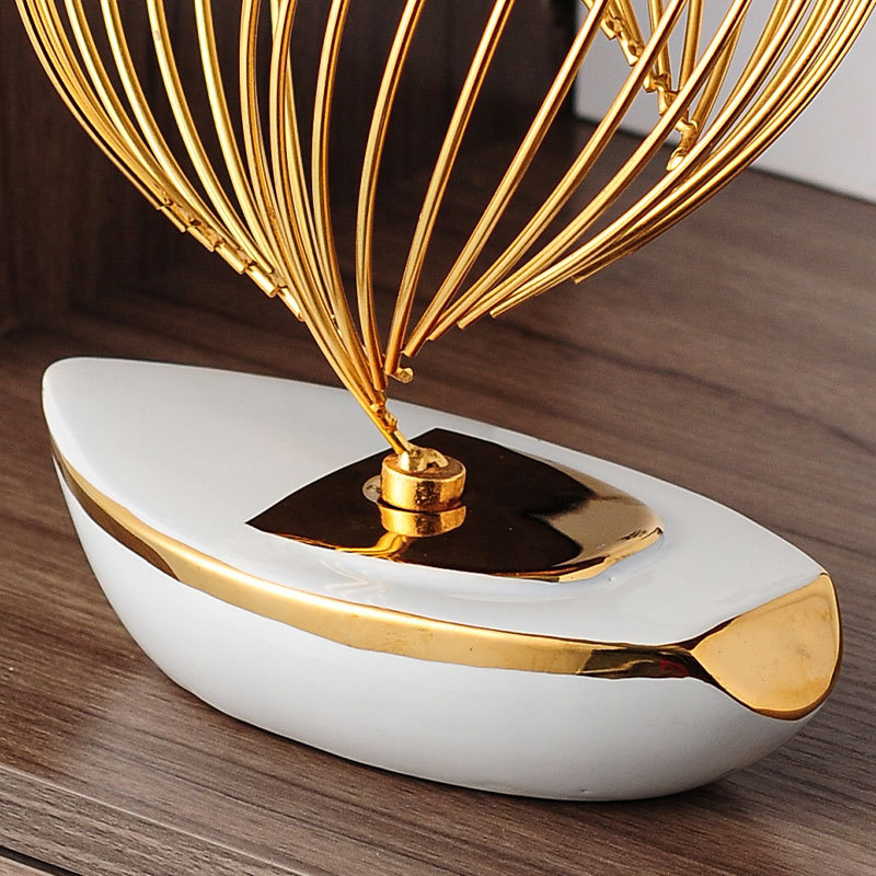 Fengshengshui barco decoración del hogar pasillo decoración salón TV gabinete artesanía inauguración de la casa regalo de alta gama al por mayor