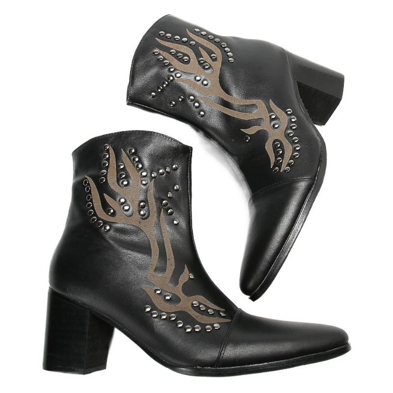 Ботинки Martin Мужские осенне-зимние новые рабочие ботинки брендовые черные высокие кожаные ботинки из британской воловьей кожи Средний топ мотоциклетная модная обувь мужская