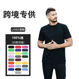 跨境直播专供欧美码广告T恤POLO衫定制工作服休闲运动衫图案 logo