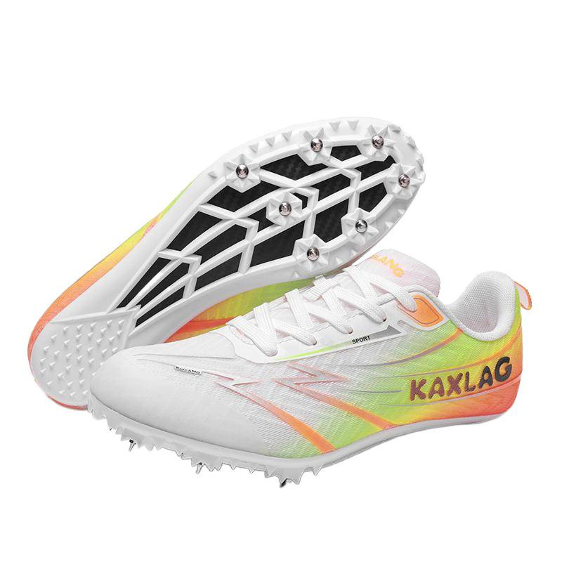 Zapatillas de Atletismo con Clavos para 100 Metros Malla y TPU Transpirable para Pista
