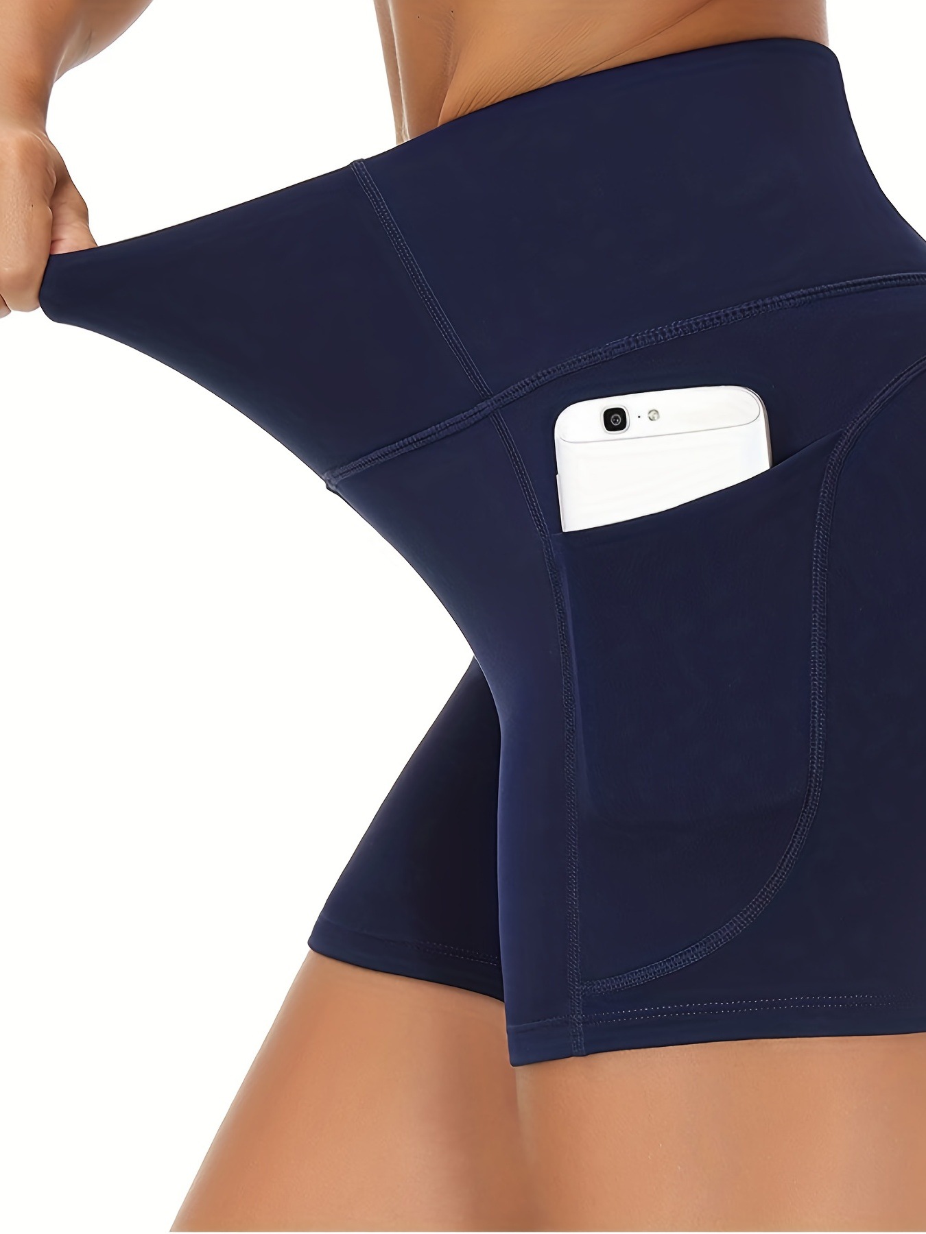 Nuevos pantalones de cintura alta de cintura alta de caderas, pantalones cortos de fitness al aire libre para mujeres image 11