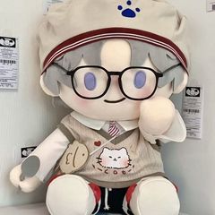 40cm娃衣棉花娃娃一番帅气坐姿衣服玩偶替换公仔属性套装一件起批