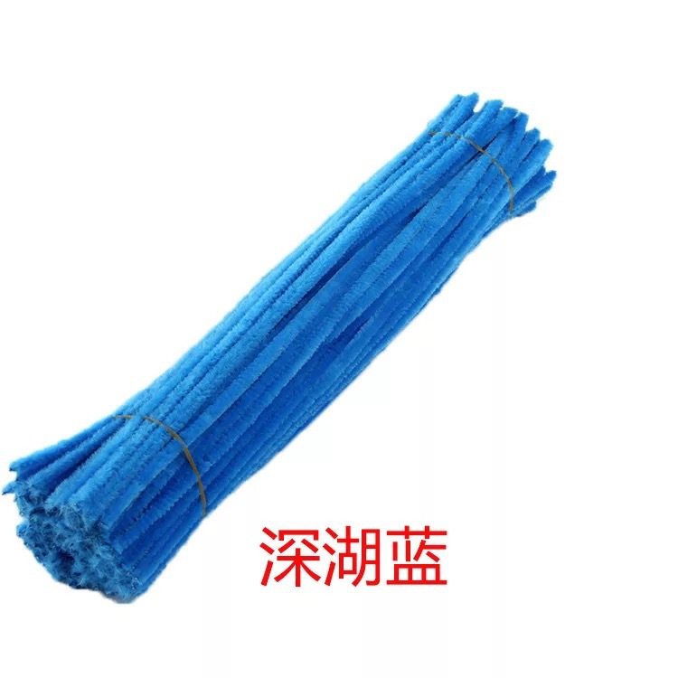 Fabricantes monocromáticos de lana verde DIY barra de torsión de lana de raíz de peluche infantil puzzle 24 colores 100 juguetes hechos a mano