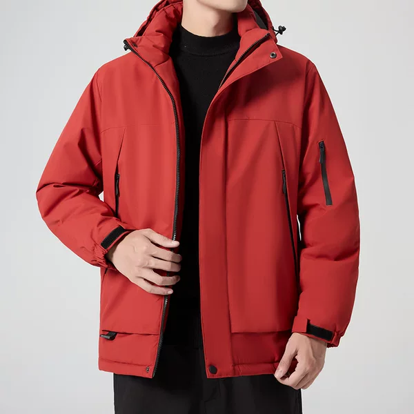 Winter cotton coat for men, thickened cotton jacket, youth windproof coat, waterproof jacket, outdoor jacket, warm cotton clothing for men