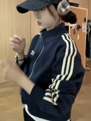 短款棒球服外套女2025秋季新款小个子爆款休闲百搭夹克开衫上衣潮