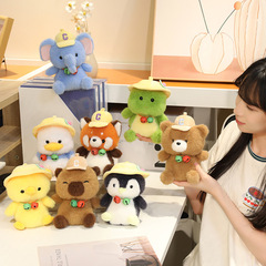 Xianglinger テーブルコンパニオンぬいぐるみかわいい小動物人形かわいい動物の装飾品コンパニオンなだめる子供のおもちゃ