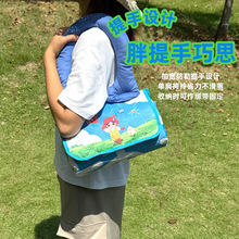 野餐垫定制户外便携折叠防潮垫绒面露营垫订做LOGO印刷加厚野餐布