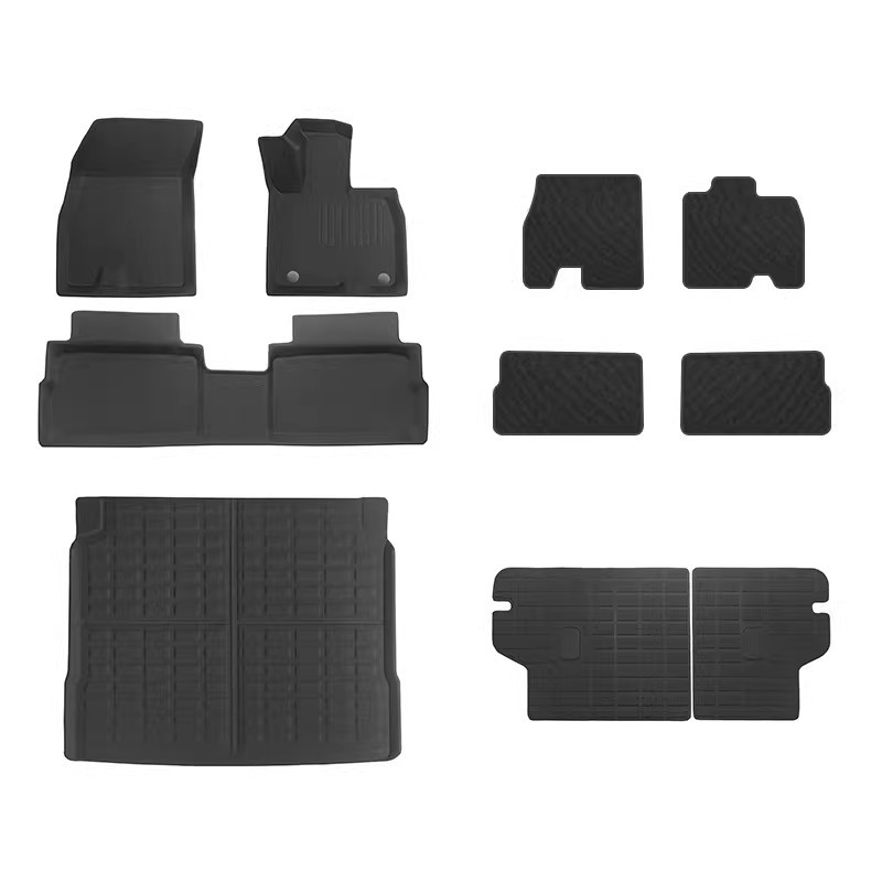 Suitable for Chery Jaecoo J5 Ev Right-Hand Drive Xpe Floor Mats 3D All-Weather Tpe Trunk Mat Waterproof Backrest Cushion