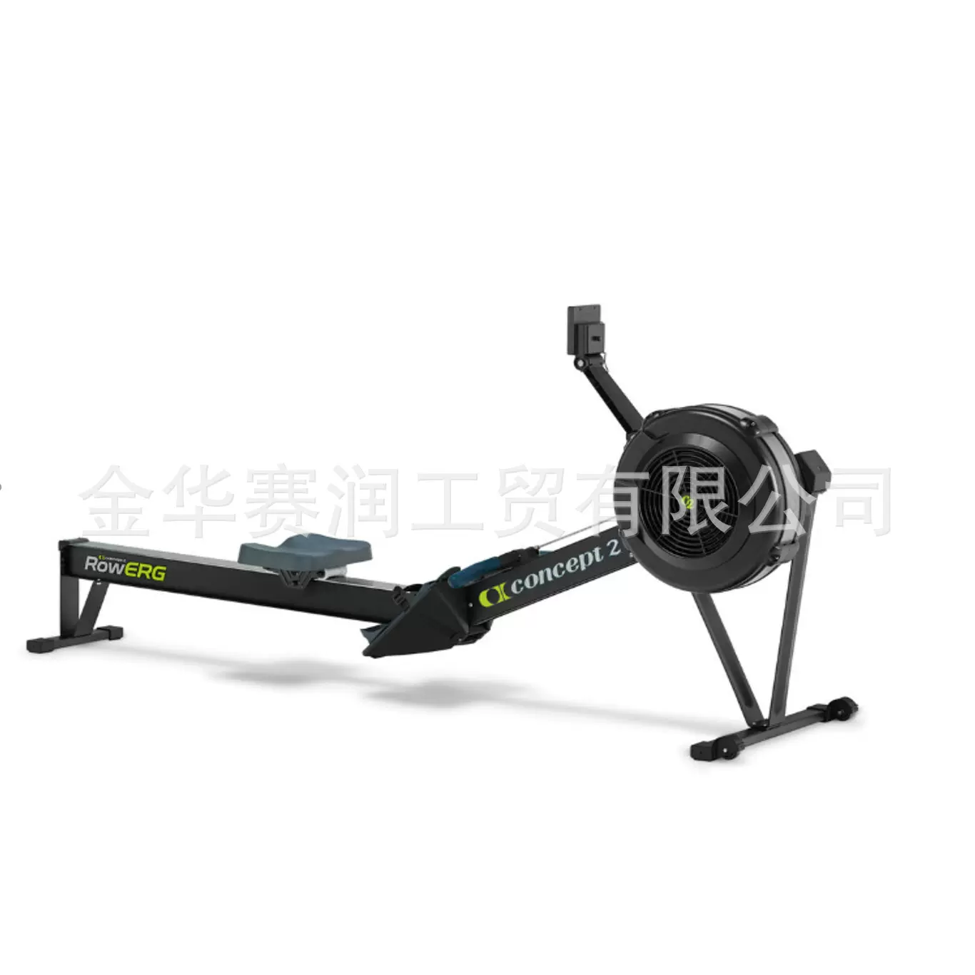 商用风阻划船器可调节可折叠商用健身器材划船机训练用风阻划船机