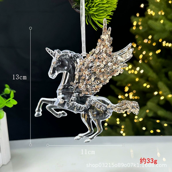 Champagne Crystal Pegasus