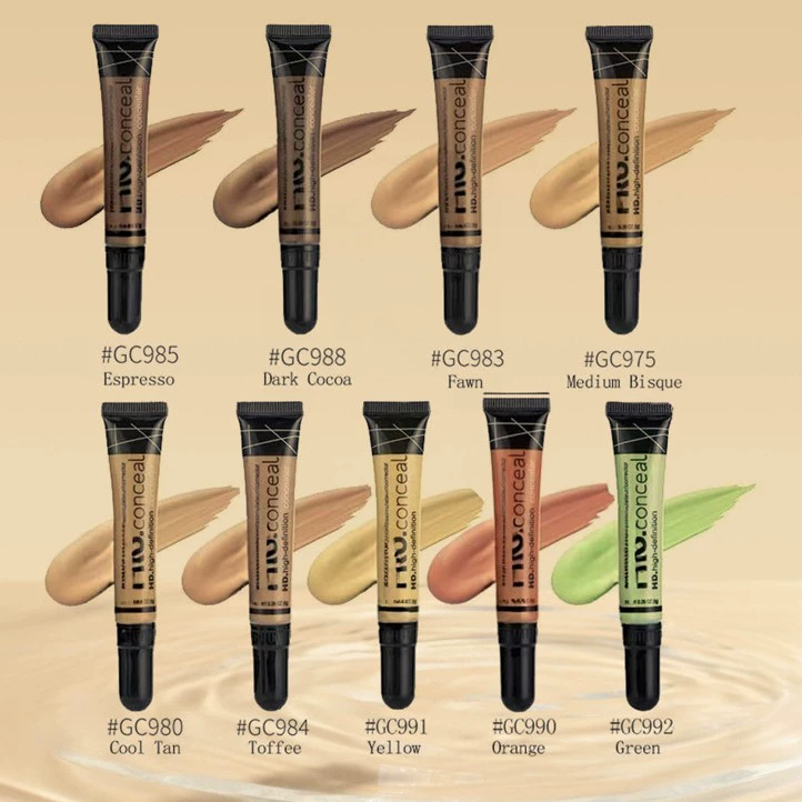 Трансграничный консилер для лица Многоцветный водонепроницаемый длительный ремонт шланга