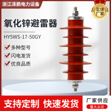 HY5WS-17-50GY硅橡胶避雷器10KV高原型户外氧化锌抗压高原专用